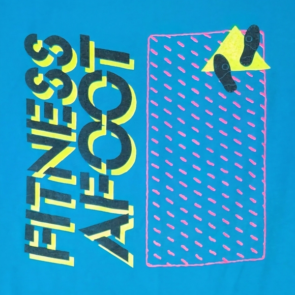 Vintage 1990s Air Products Fitness Center Tshirt Single Stitch Lee Size XL - Picture 2 of 7